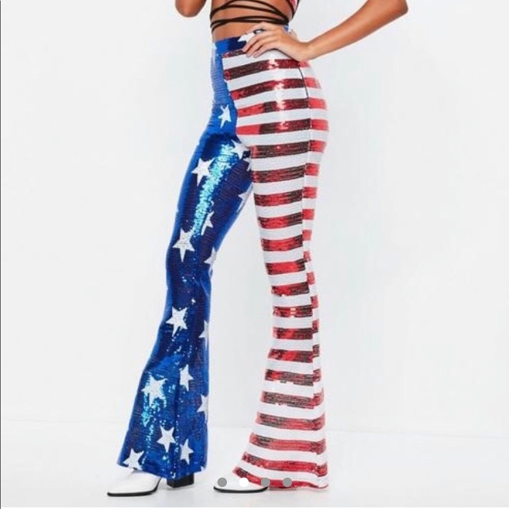 🆕 American flag sequin pants